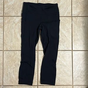 Lululemon crop length running leggings